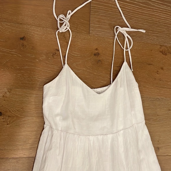 Abercrombie Tie-Strap Tiered Trapeze Midi Dress - Brand New! - Picture 4 of 6